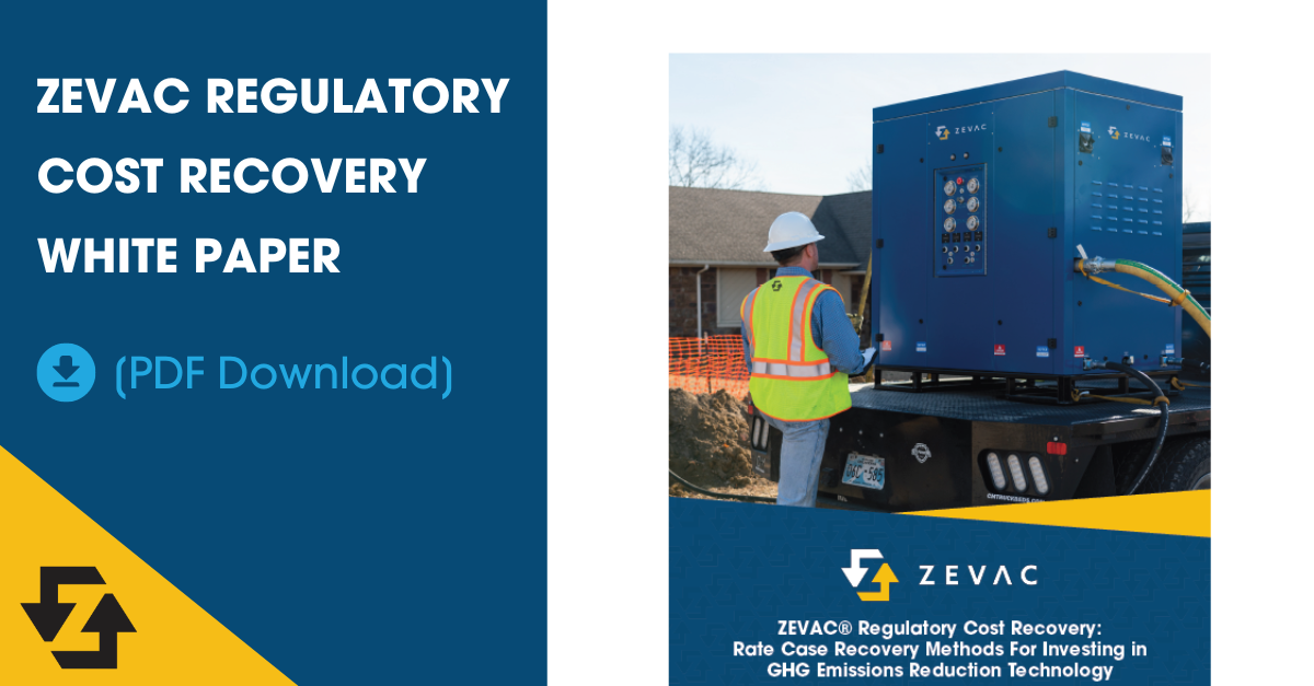 ZEVACĀ® Regulatory Cost Recovery: Rate Case Recovery Methods For Investing in GHG Emissions Reduction Technology